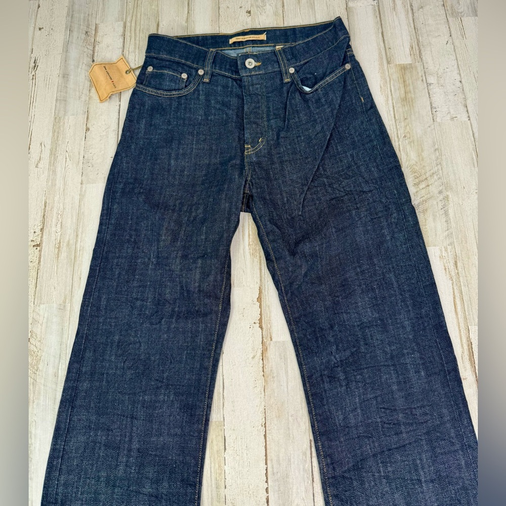 John Varvatos USA Regular Blue Low Rise Mens Bootcut Cotton Jeans 28(28x31) NWOT - Picture 2 of 11